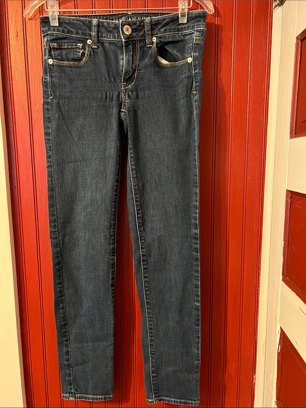 American Eagle Outfitters Super stretch Indigo Skinny Jeans 2